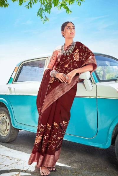 Rooh By 5D Designer Partywear Saree Collection